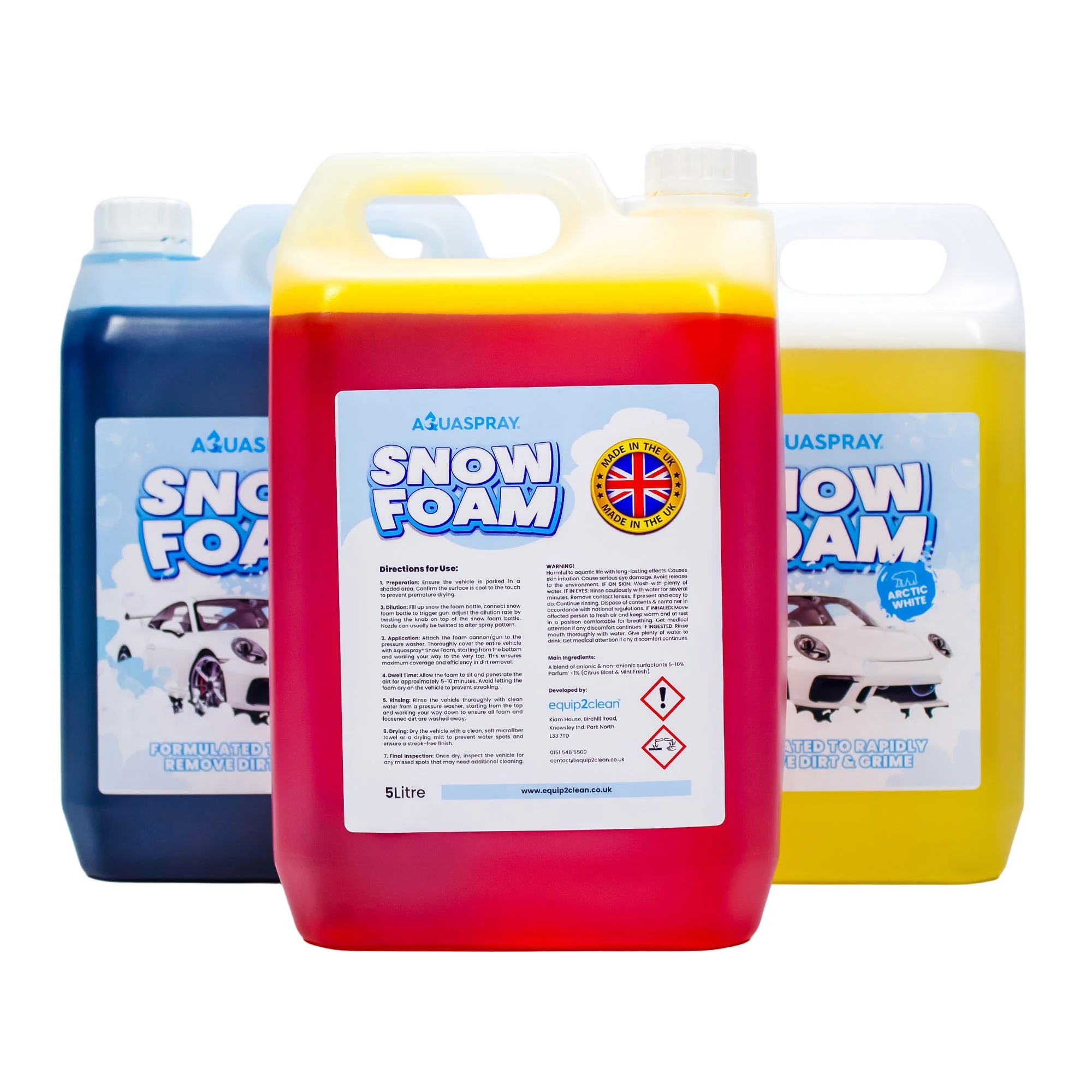 Aquaspray® Snow Foam Car Wash Detergent (5 litres) - Image 3