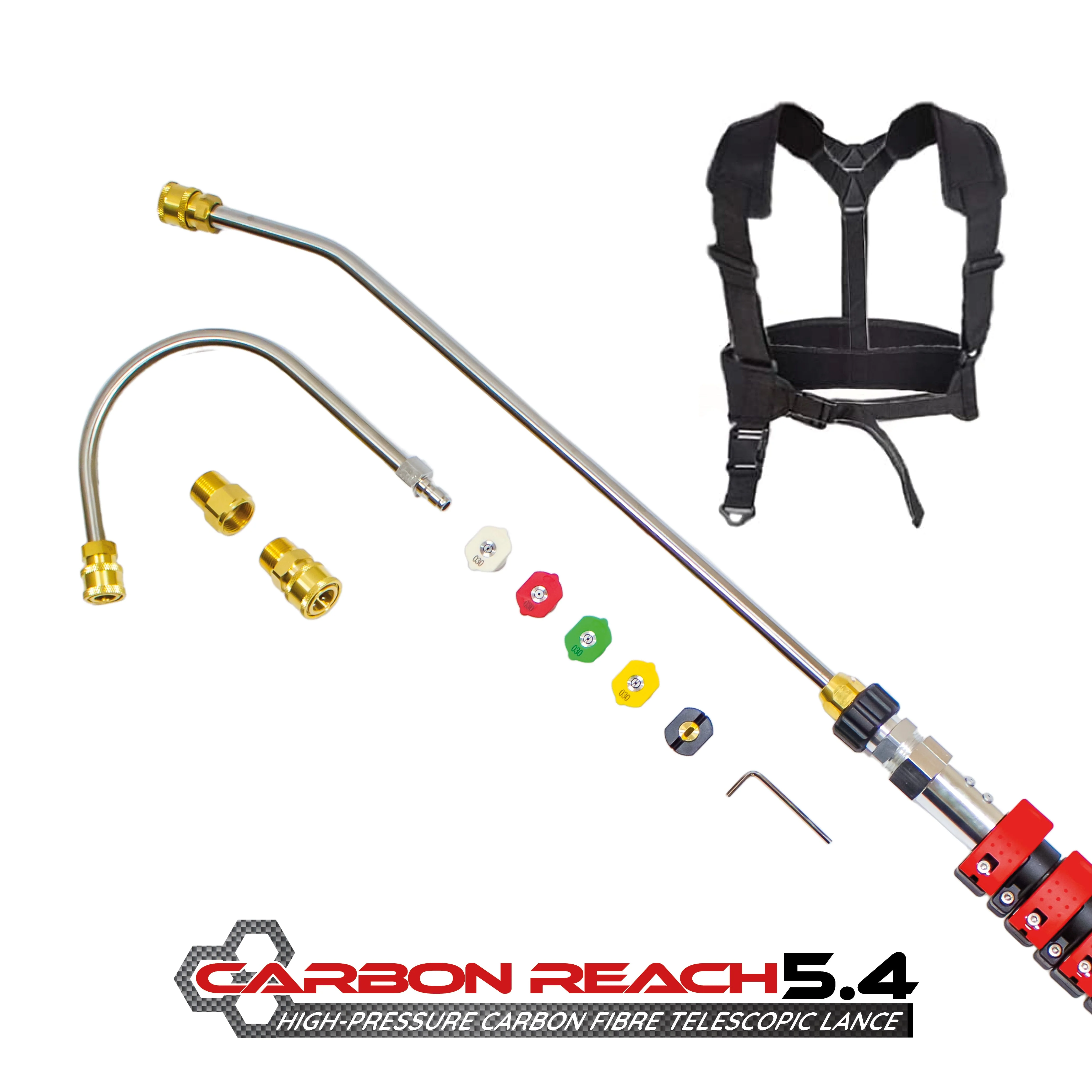 Carbon Reach 5.4 Metre Telescopic Carbon Fibre Lance - Image 7
