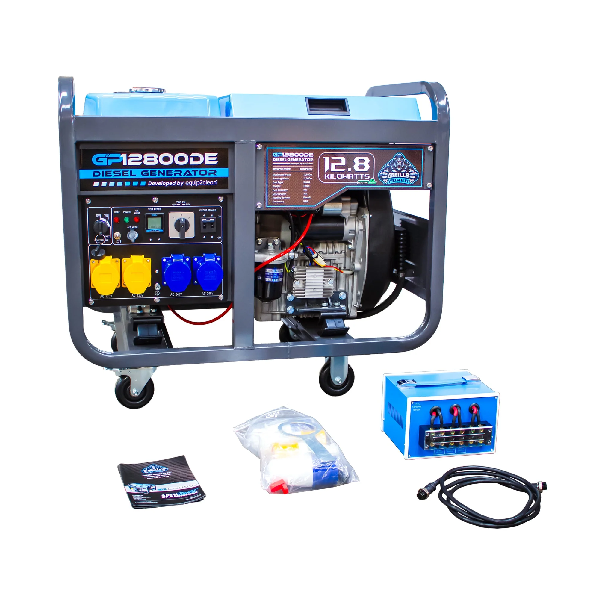 Gorilla Power 12800W Diesel Generator with Key Start - GP12800DE – High-Performance & Heavy-Duty Power - Image 11