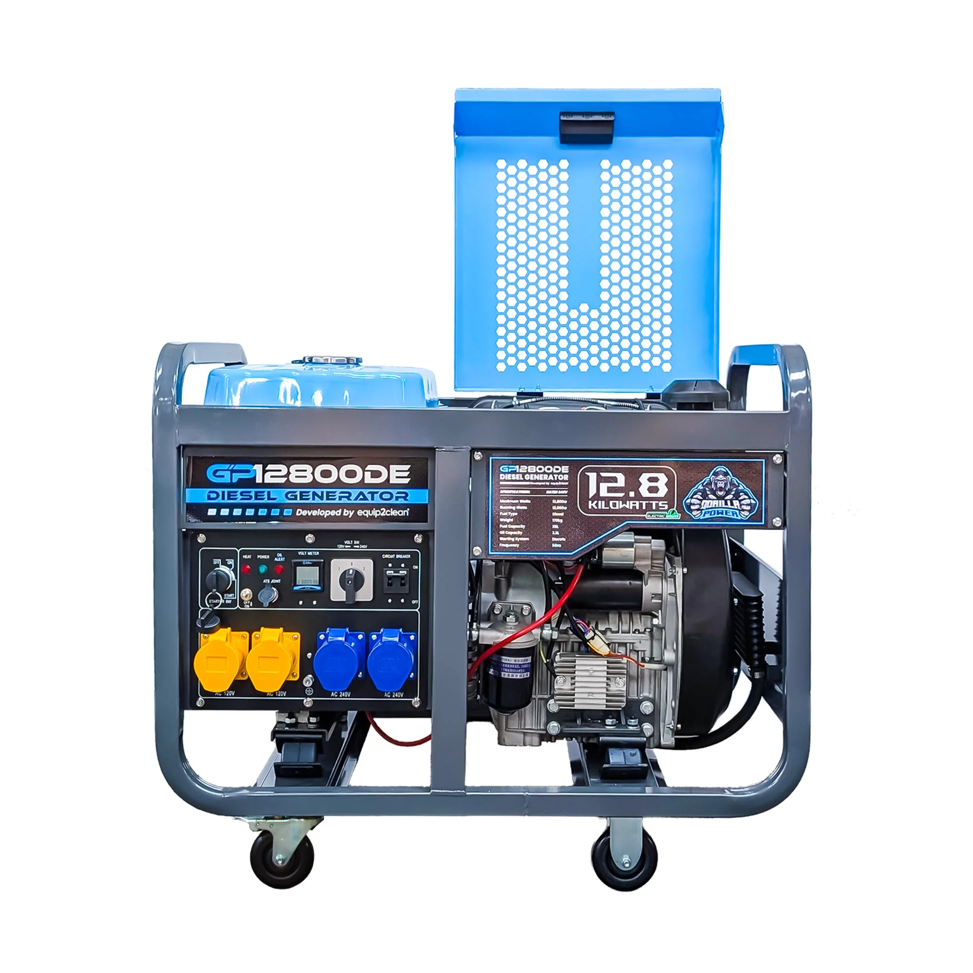 Gorilla Power 12800W Diesel Generator with Key Start - GP12800DE – High-Performance & Heavy-Duty Power - Image 12