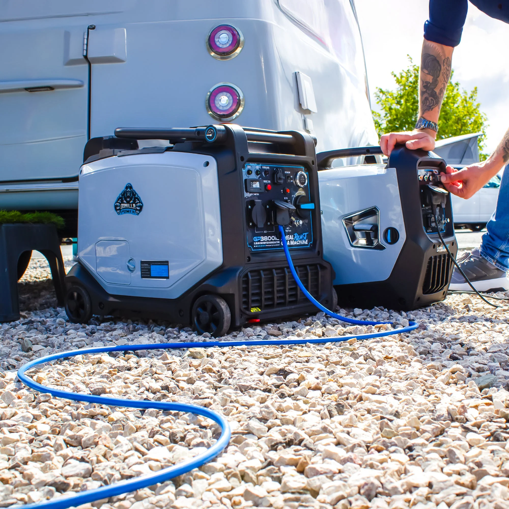 Gorilla Power 2000W Inverter Suitcase Generator - GP2000i  – Ultra-Portable & Fuel Efficient - Image 3