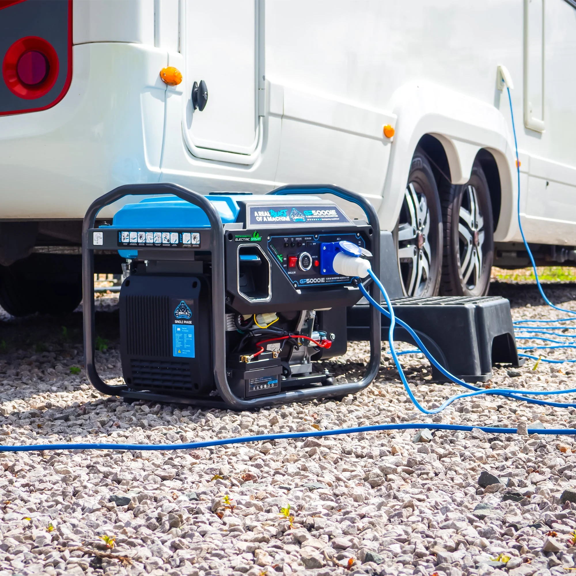 Gorilla Power 5000W Inverter Open Frame Generator with Electric Start - GP5000iE  – Maximum Power & Efficiency - Image 3