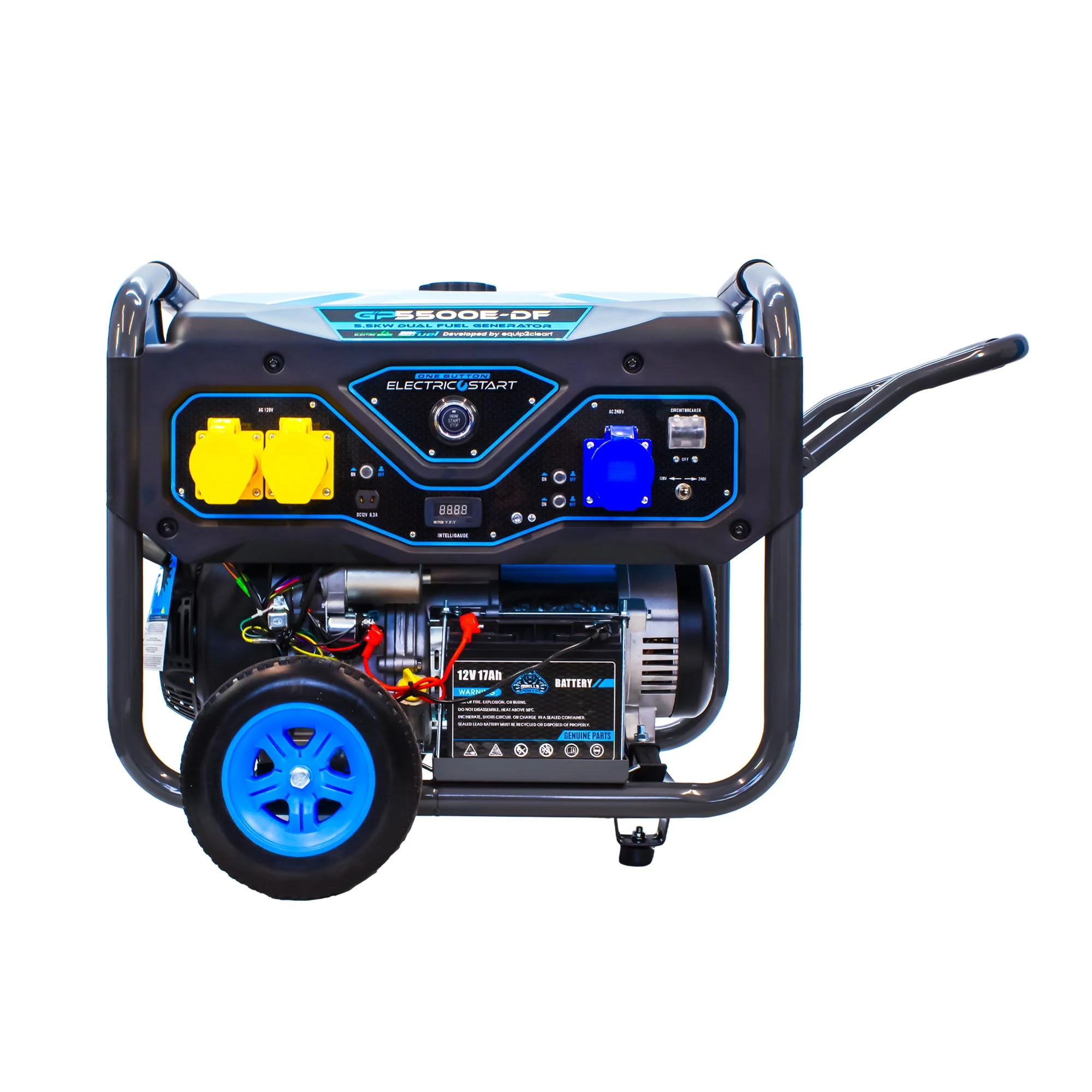 Gorilla Power 5500W Dual-Fuel Generator with Electric Start - GP5500E-DF  – Reliable & Fuel Efficient - Image 12