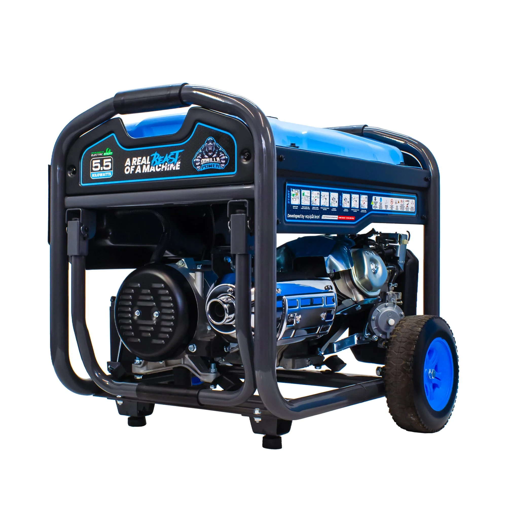 Gorilla Power 5500W Dual-Fuel Generator with Electric Start - GP5500E-DF  – Reliable & Fuel Efficient - Image 14
