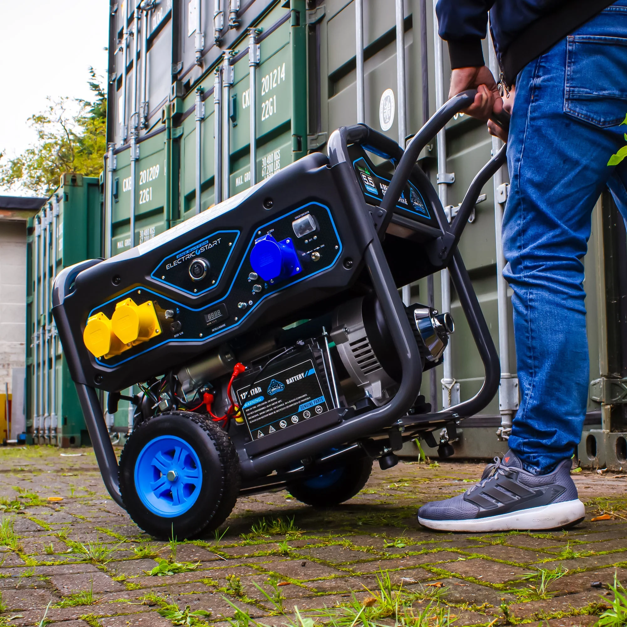 Gorilla Power 5500W Dual-Fuel Generator with Electric Start - GP5500E-DF  – Reliable & Fuel Efficient - Image 4