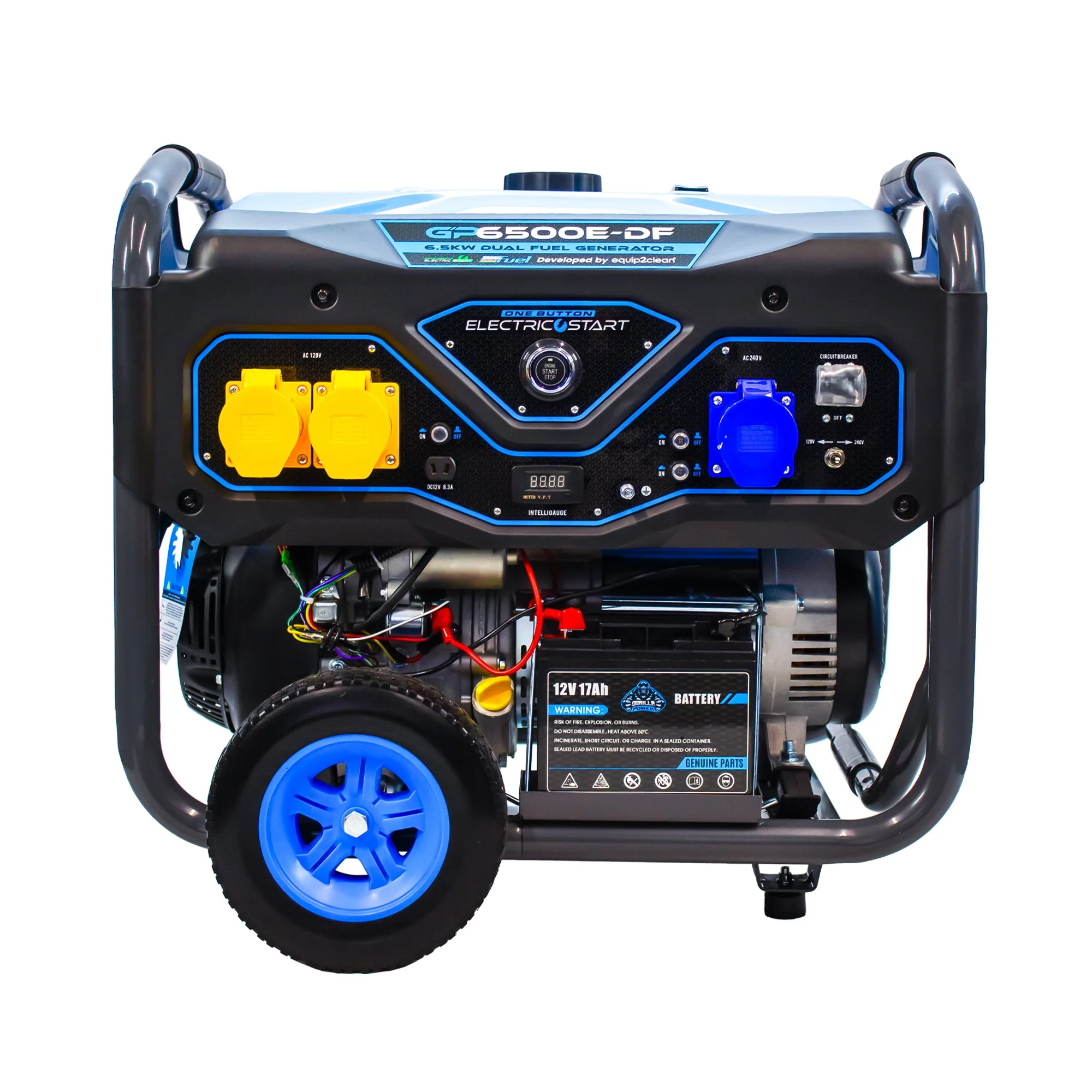 Gorilla Power 6500W Dual-Fuel Generator with Electric Start - GP6500E-DF  – High Performance & Versatile Power - Image 3