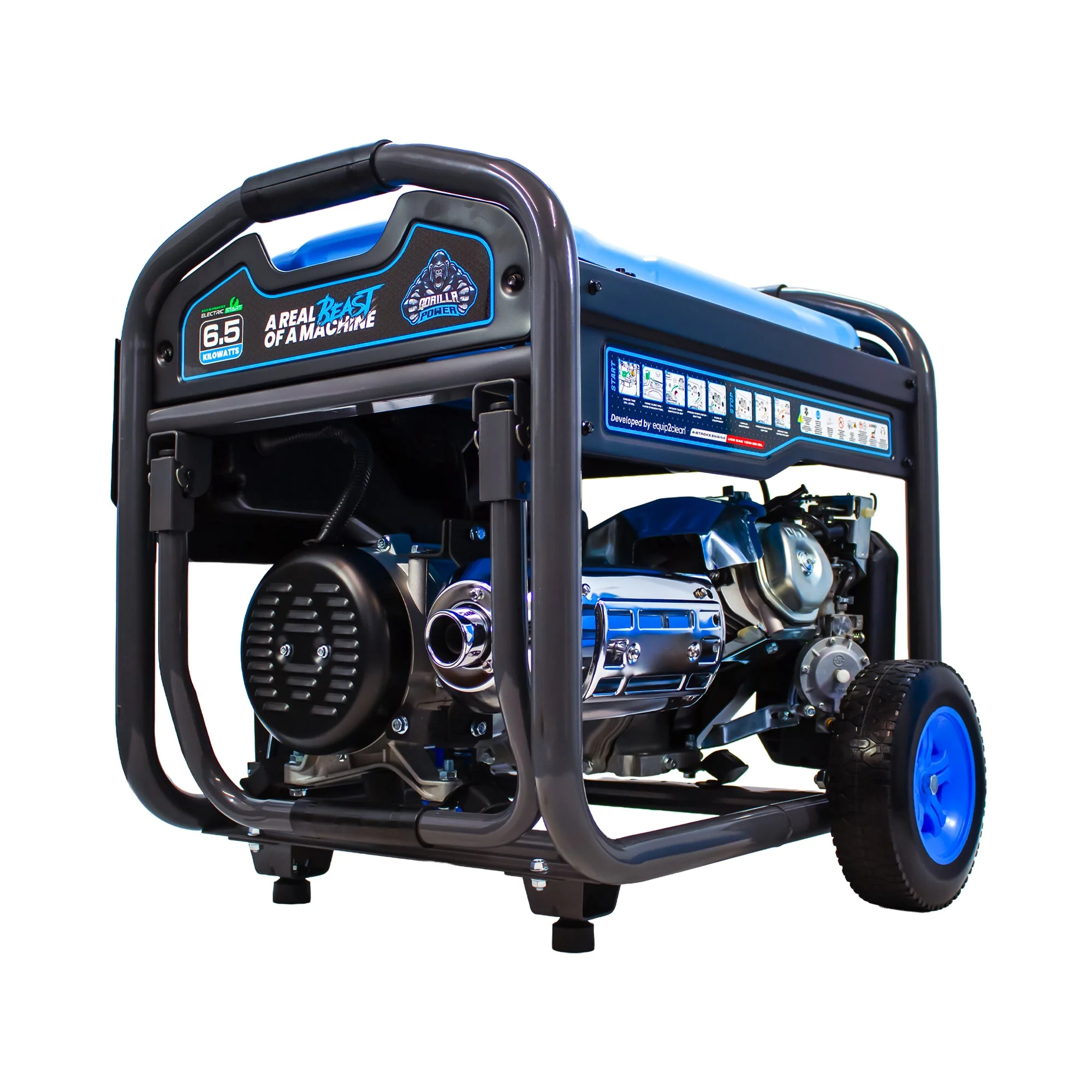 Gorilla Power 6500W Dual-Fuel Generator with Electric Start - GP6500E-DF  – High Performance & Versatile Power - Image 8