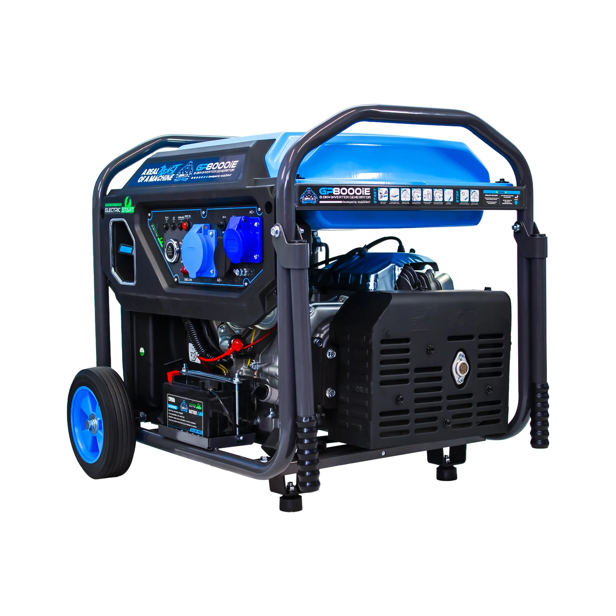 Gorilla Power 8000W Inverter Open Frame Generator with Electric Start - GP8000iE  – High Performance & Fuel Efficient - Image 13