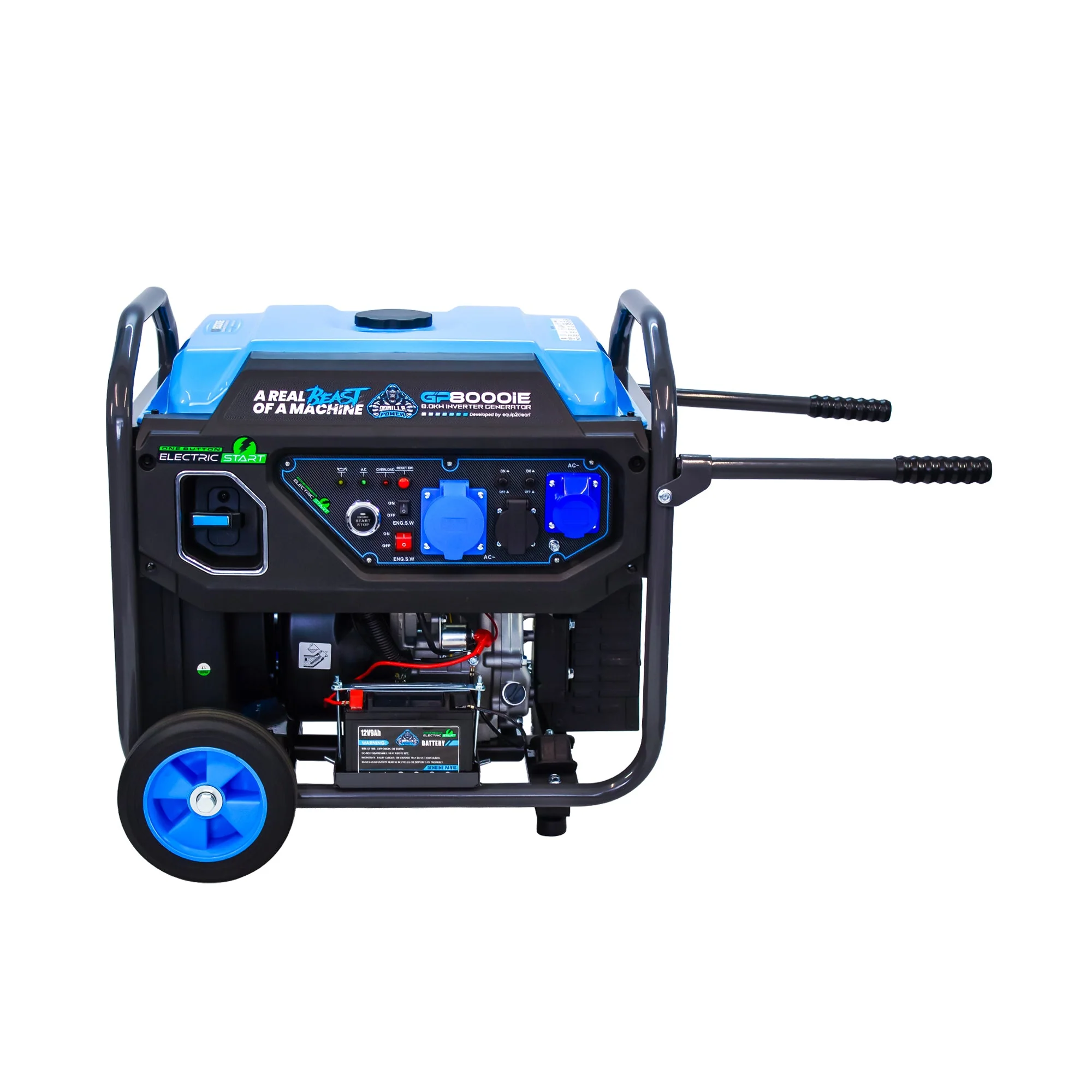 Gorilla Power 8000W Inverter Open Frame Generator with Electric Start - GP8000iE  – High Performance & Fuel Efficient - Image 14