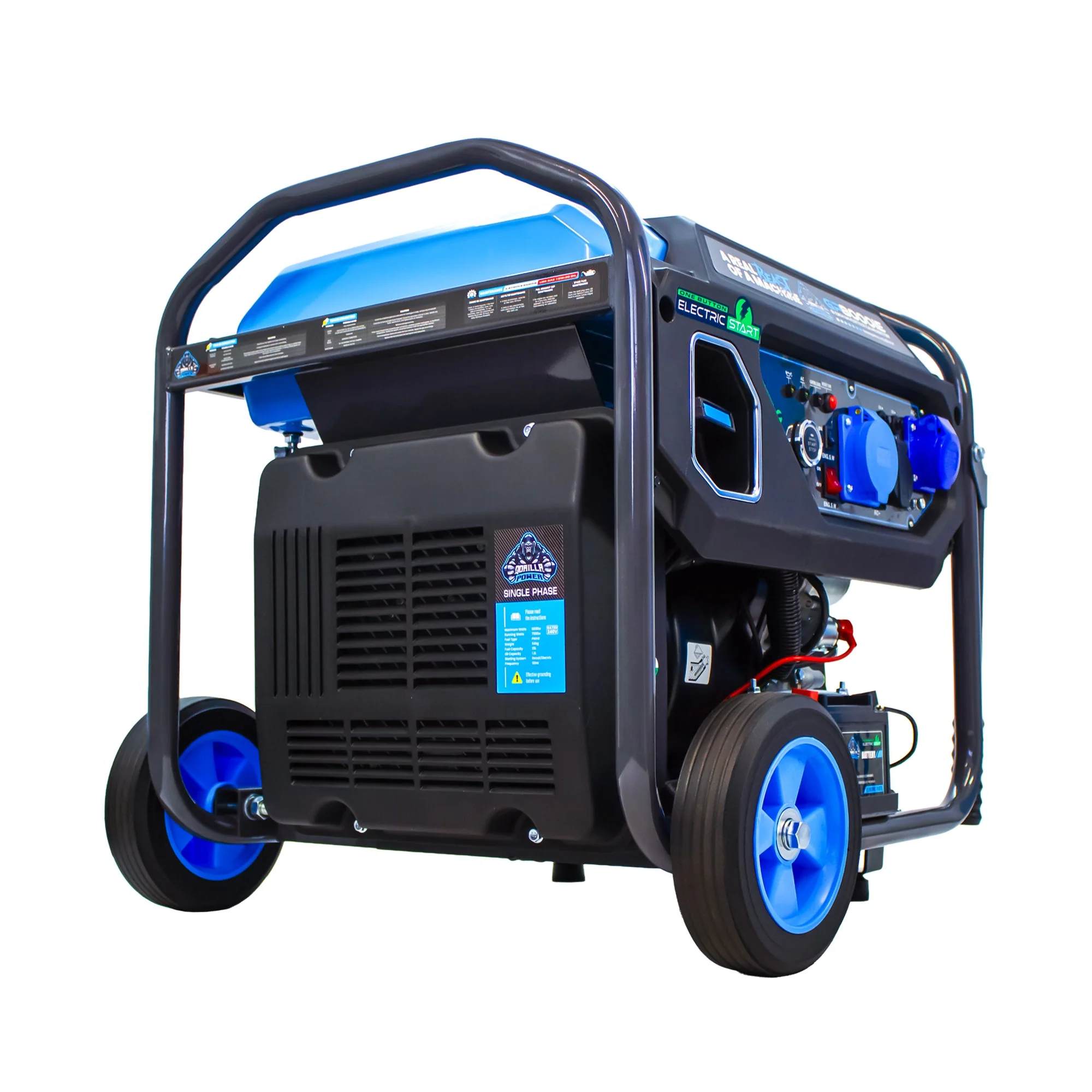Gorilla Power 8000W Inverter Open Frame Generator with Electric Start - GP8000iE  – High Performance & Fuel Efficient - Image 7