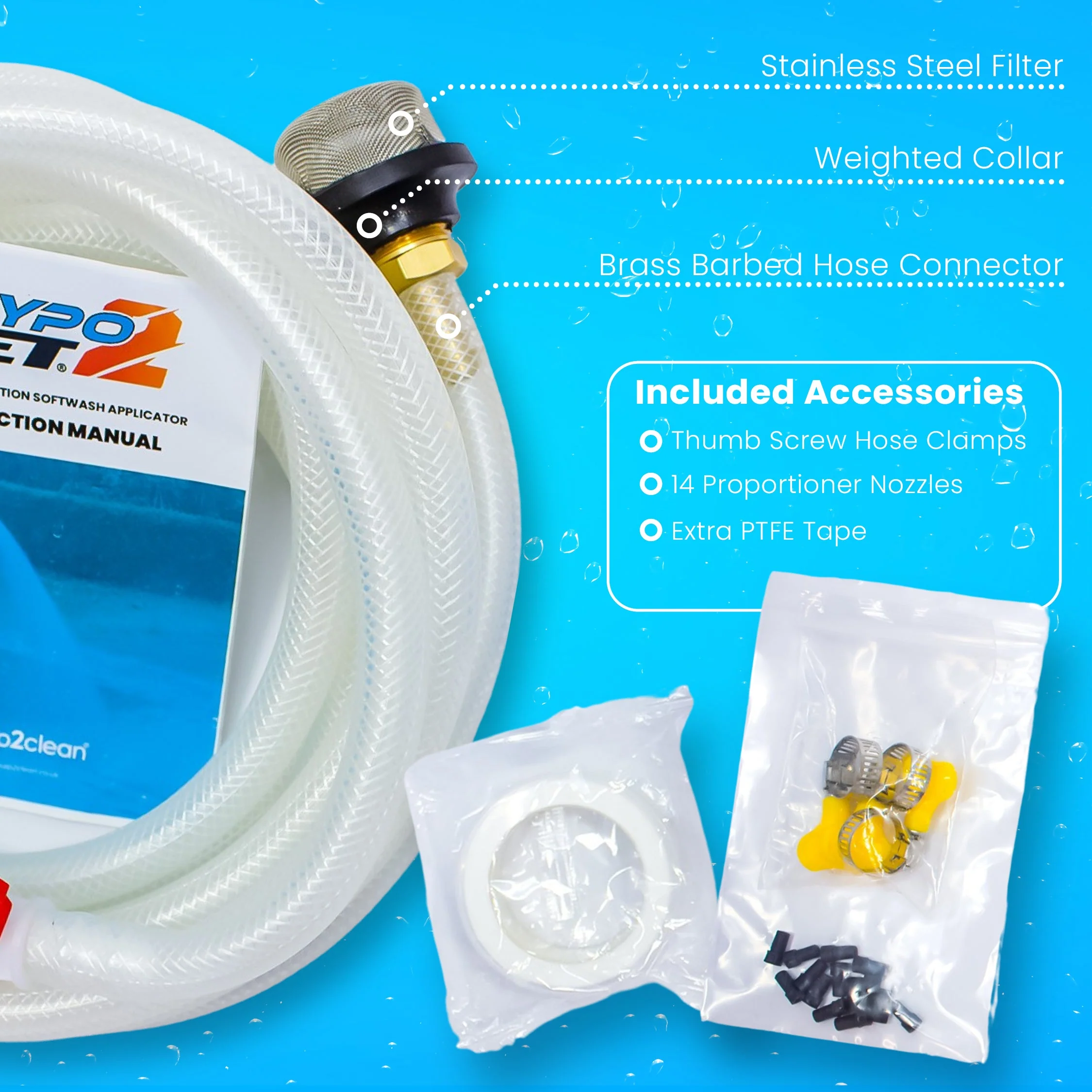 Hypo Jet® 2.0 Chemical Injector Softwash Applicator - Image 7