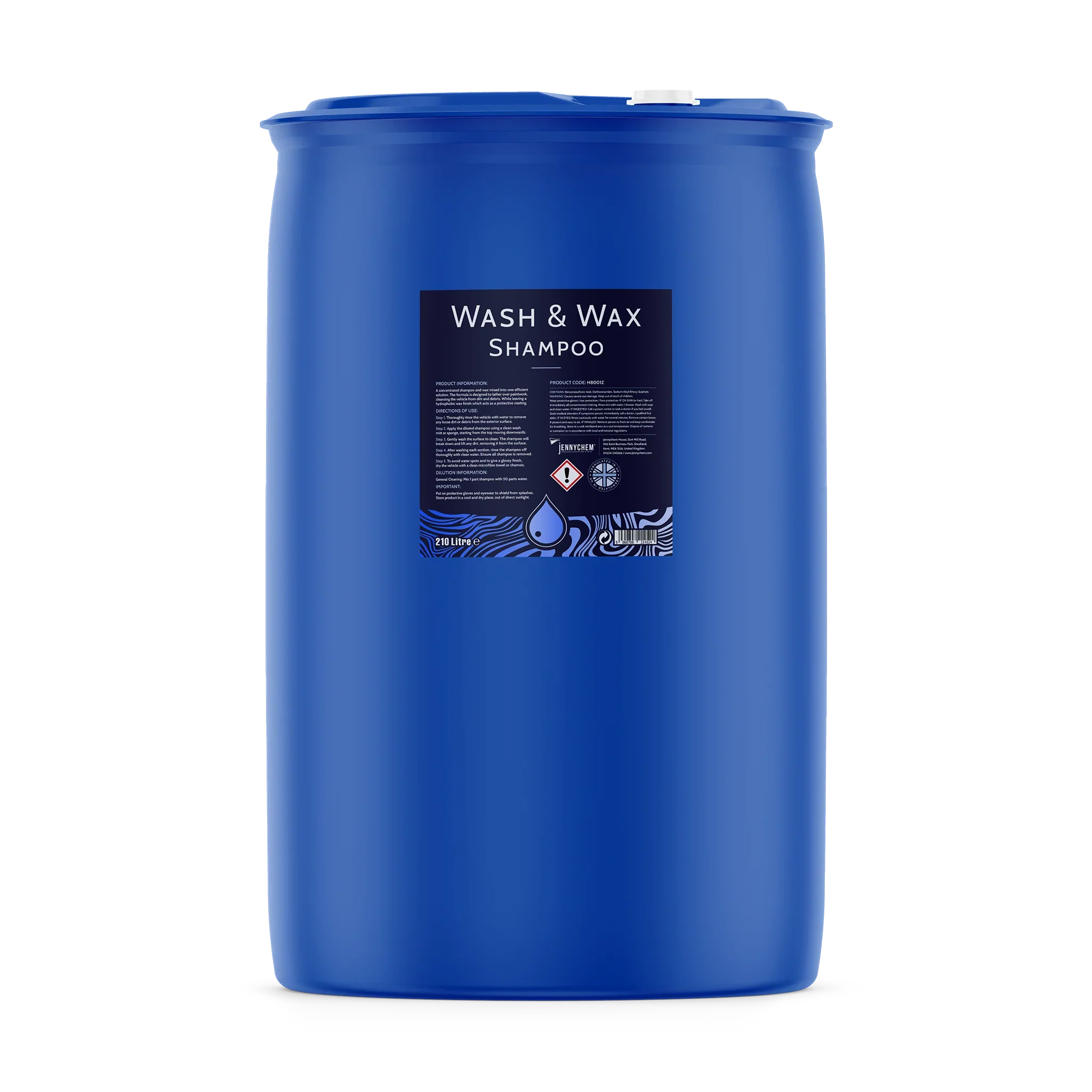 Jennychem Wash & Wax Shampoo 210L