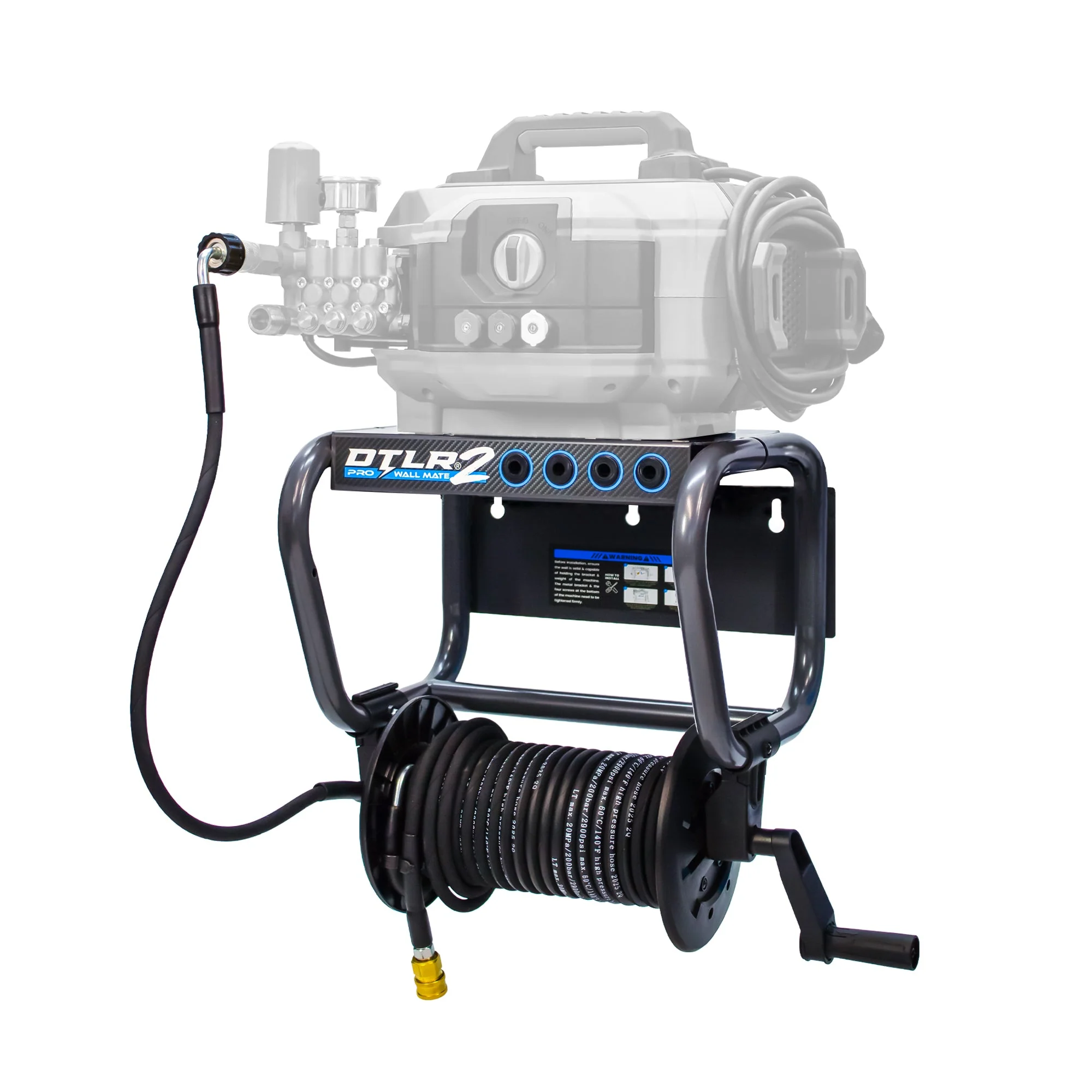 Kiam DTLR2 PRO® Wall Mount Frame and Hose Reel