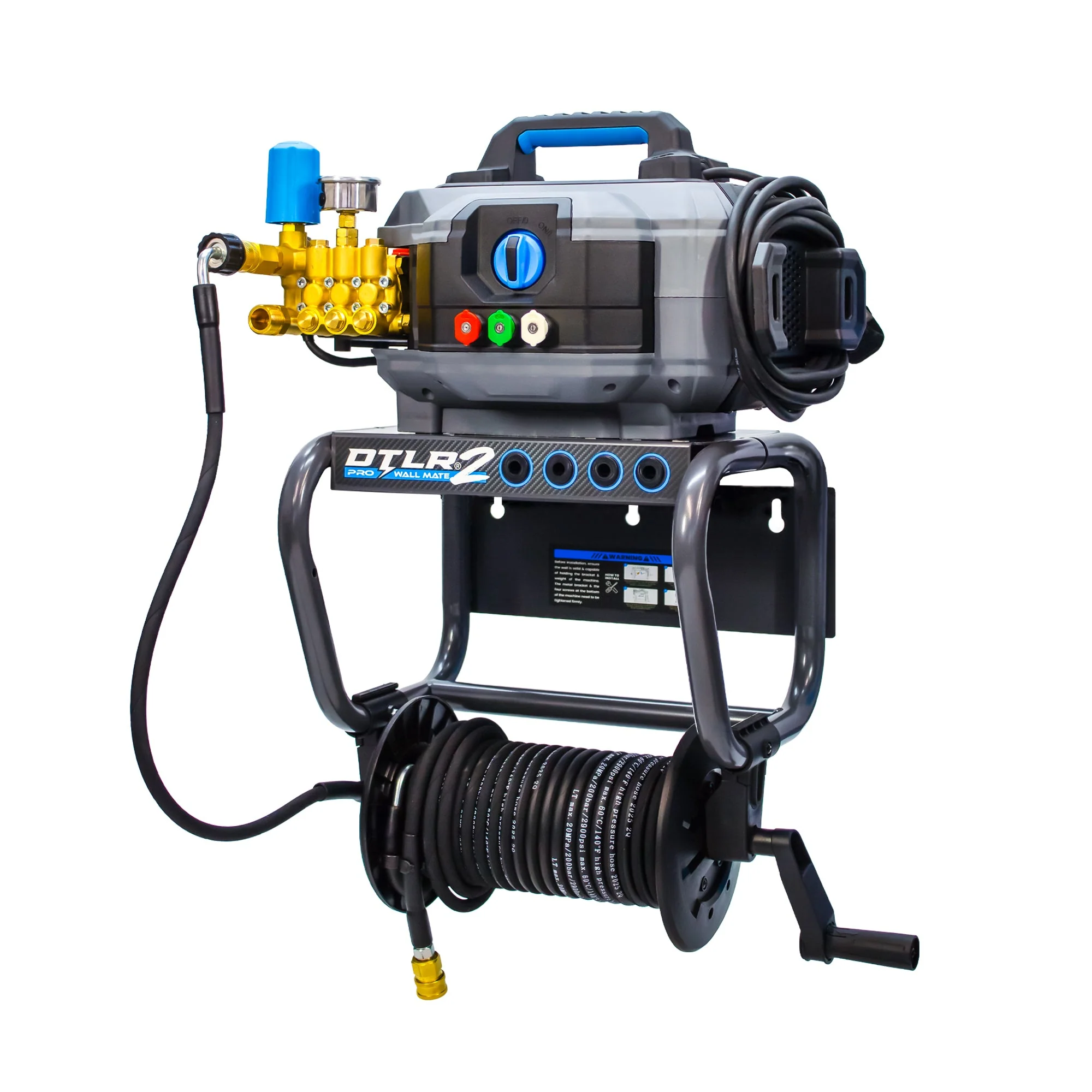 Kiam DTLR2 PRO® Wall Mount Frame and Hose Reel - Image 2