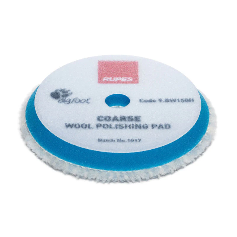 Rupes Blue Wool Polishing Pad - Coarse – 130mm - 5" Inch