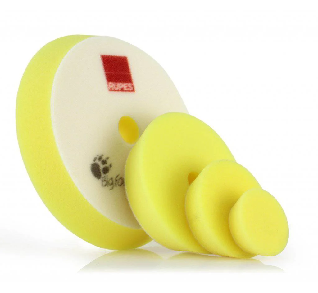 Rupes DA Fine Foam Pad – Yellow - Image 2