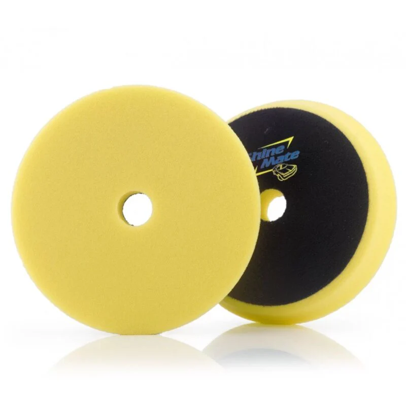 ShineMate Flat Foam Pad Yellow Cutting 6 Inch