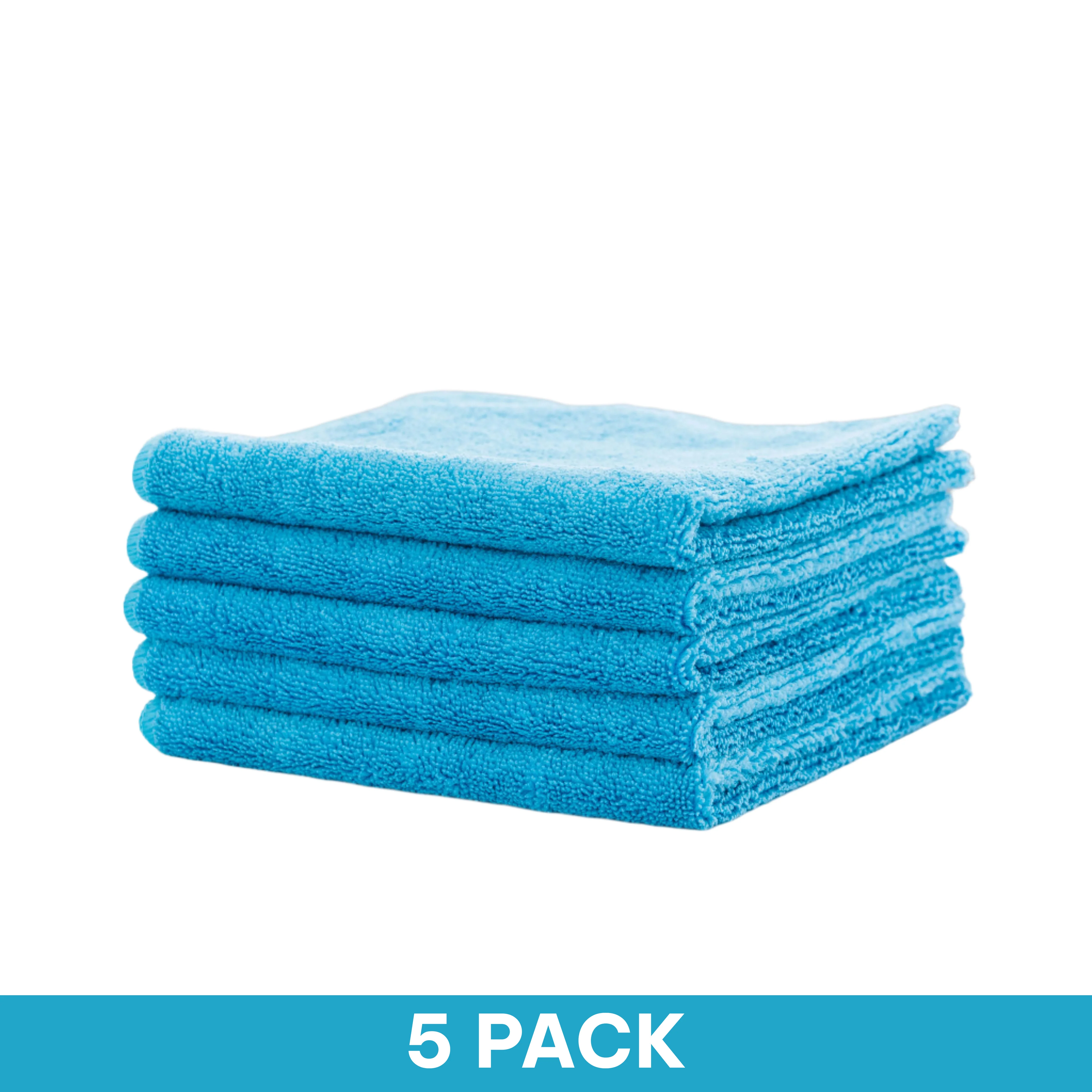 Versatowel Blue Plush Microfibre Towel 400GSM - 5 Pack