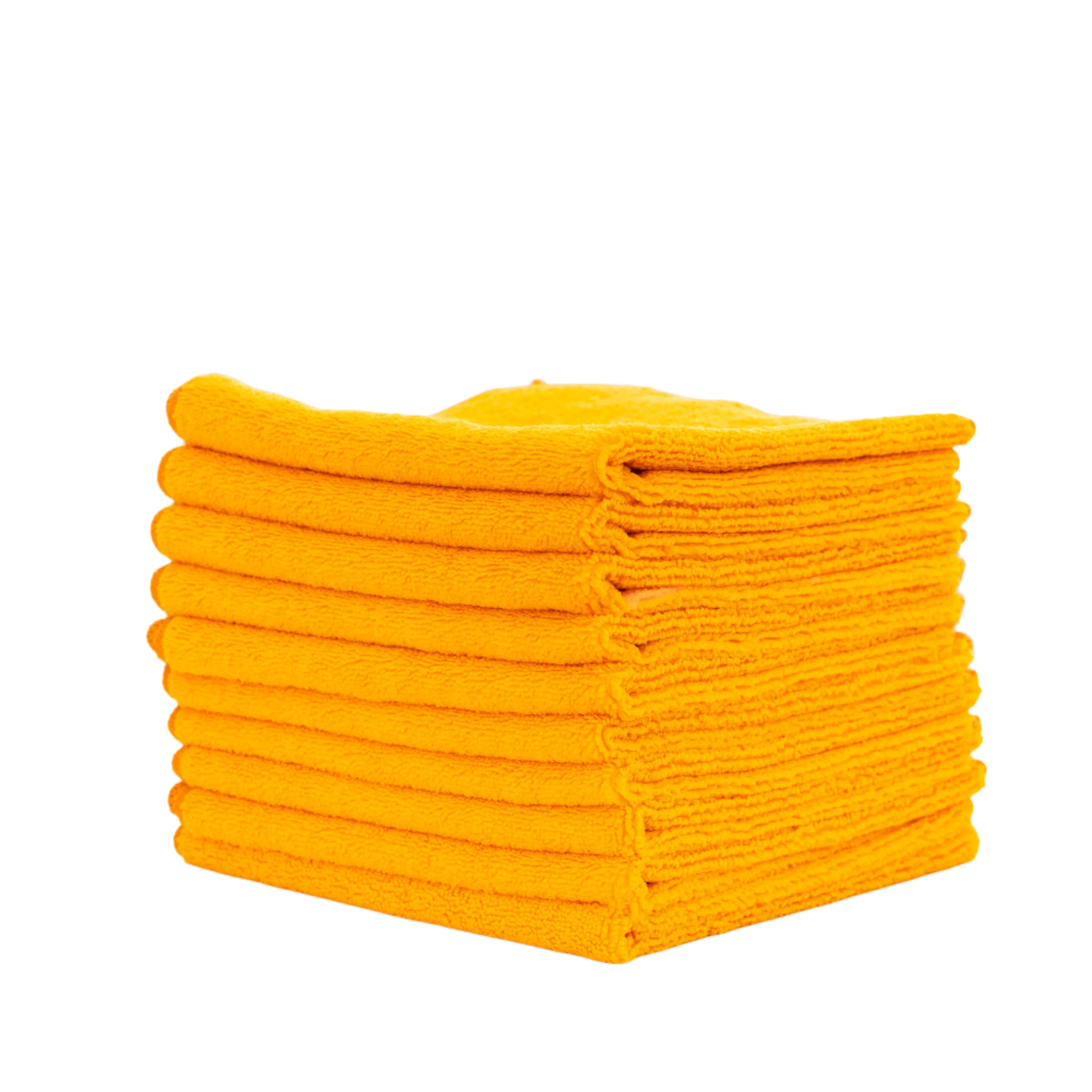 Versatowel Orange Plush Microfibre Towel 400GSM - 10 Pack - Image 2