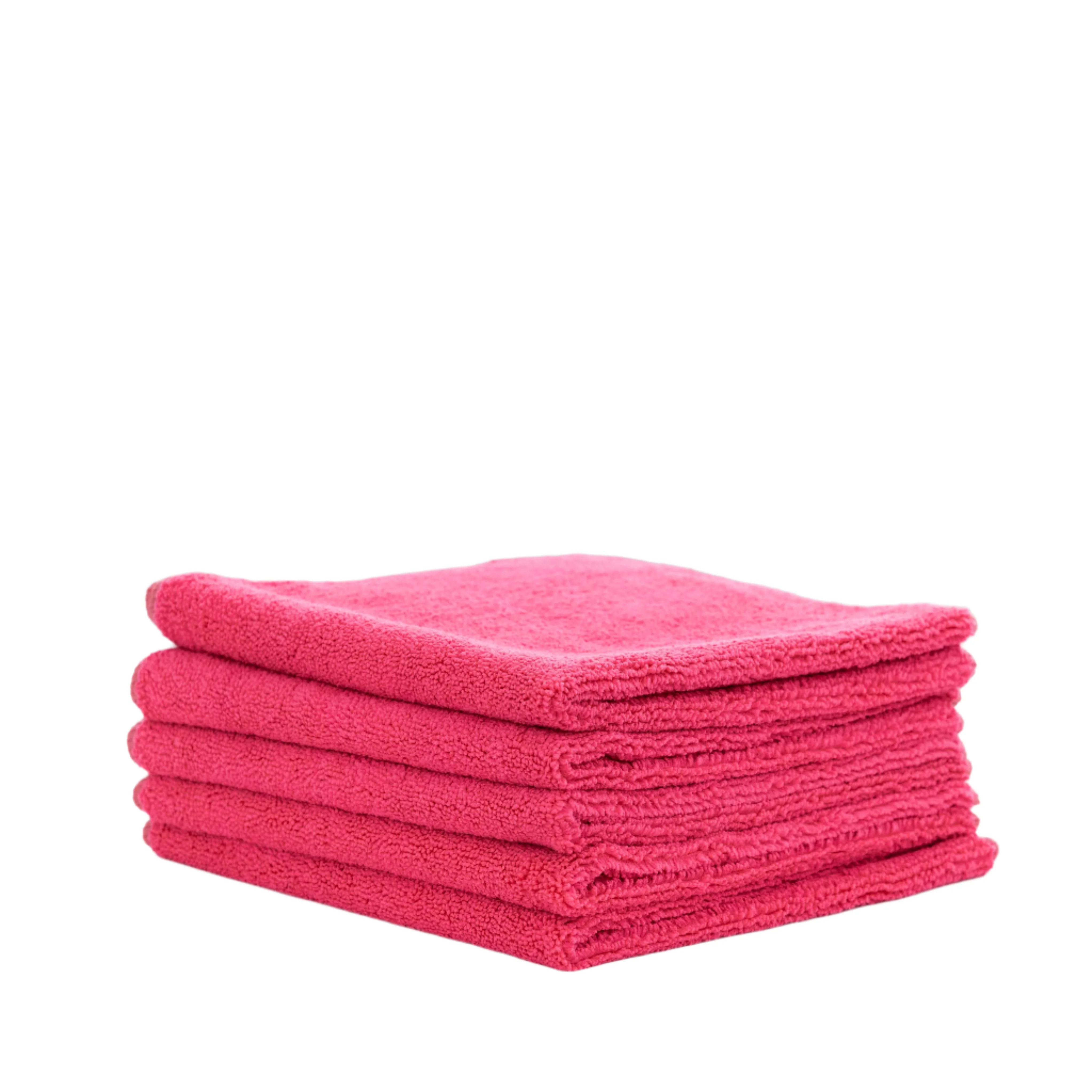 Versatowel Pink Plush Microfibre Towel 400GSM - 5 Pack - Image 2